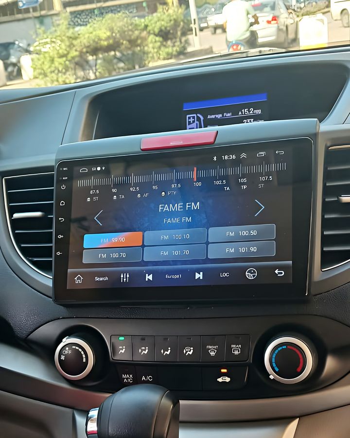 راديو Android ركّبته Bass Power في سيارة Honda CR-V