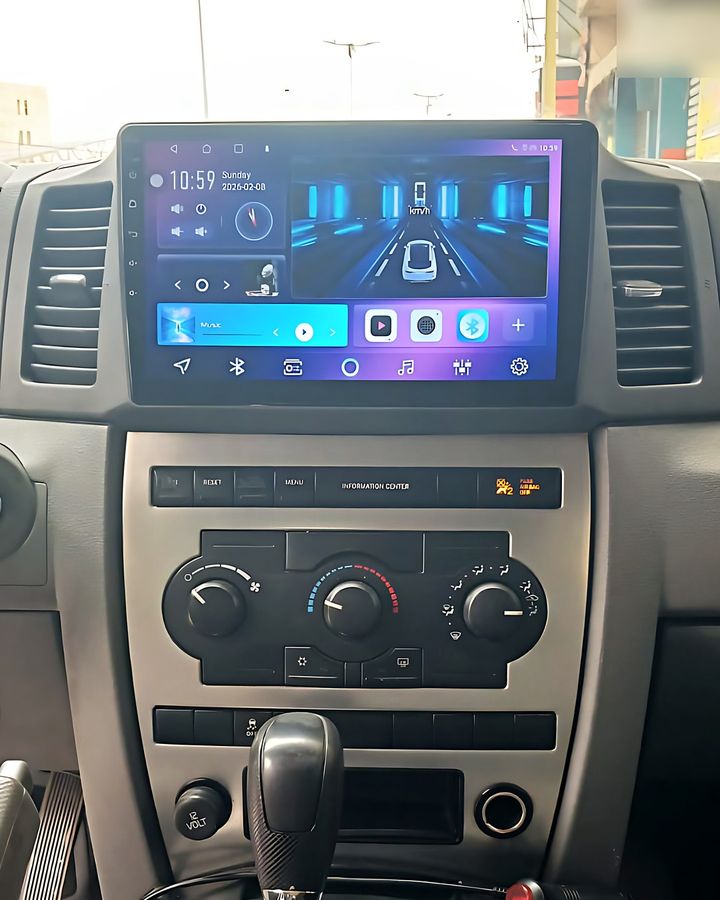 راديو Android ركّبته Bass Power في سيارة Jeep Grand Cherokee